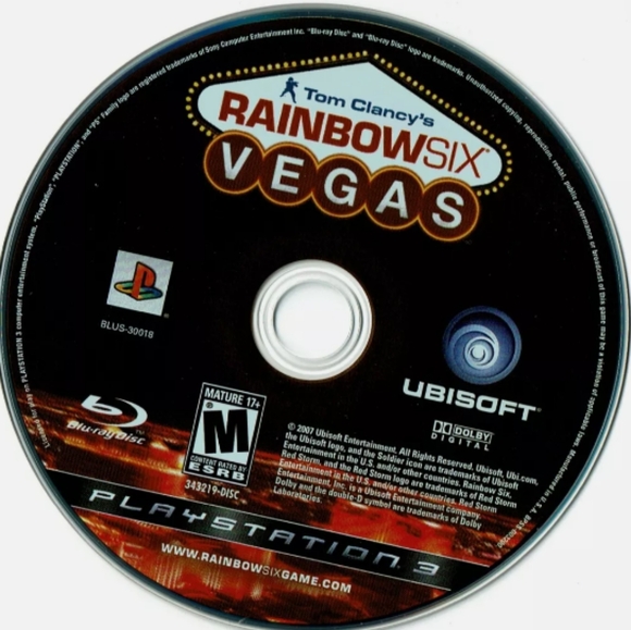 Rainbow six Vegas ps3 disc only - Picture 1 of 1
